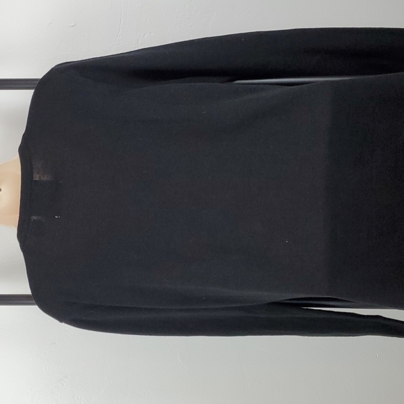 Storybook Knits Ugly Christmas Sweater Tunic beads Vintage Santa Size M - Picture 3 of 7